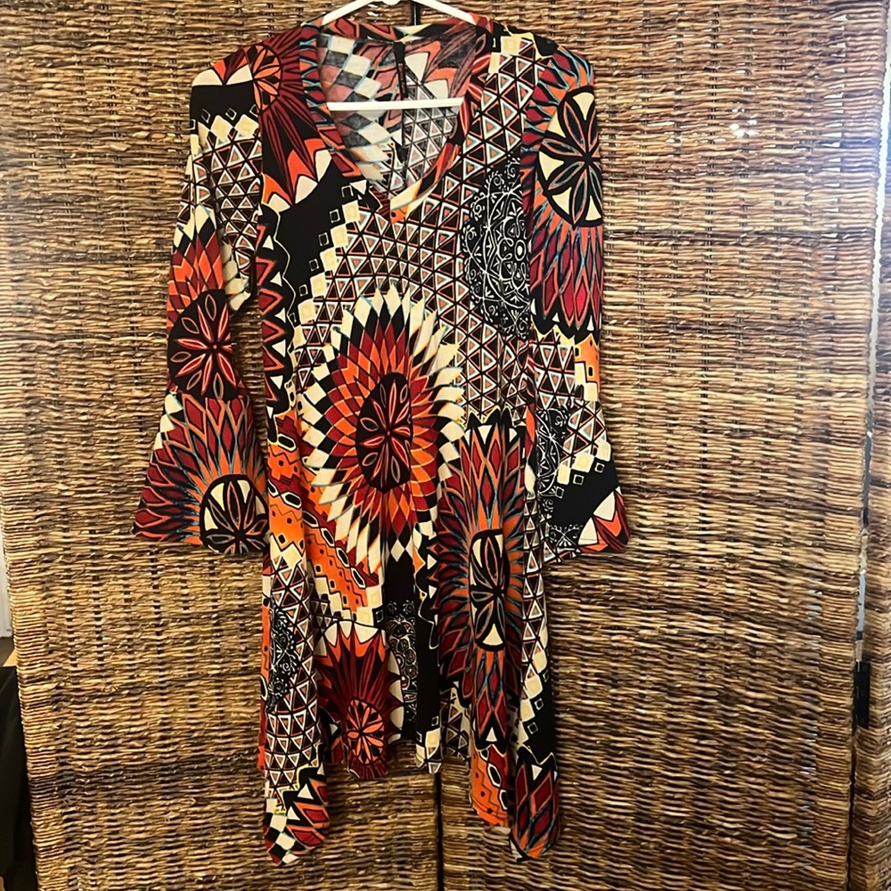 Emma Rose Tunic Bell Sleeve Dress
